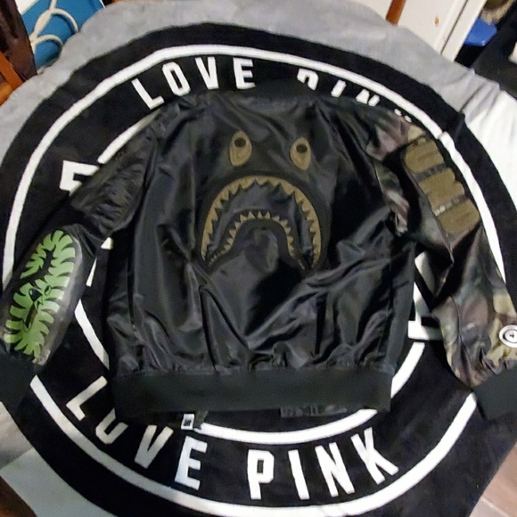 bape undefeated bomber jacket